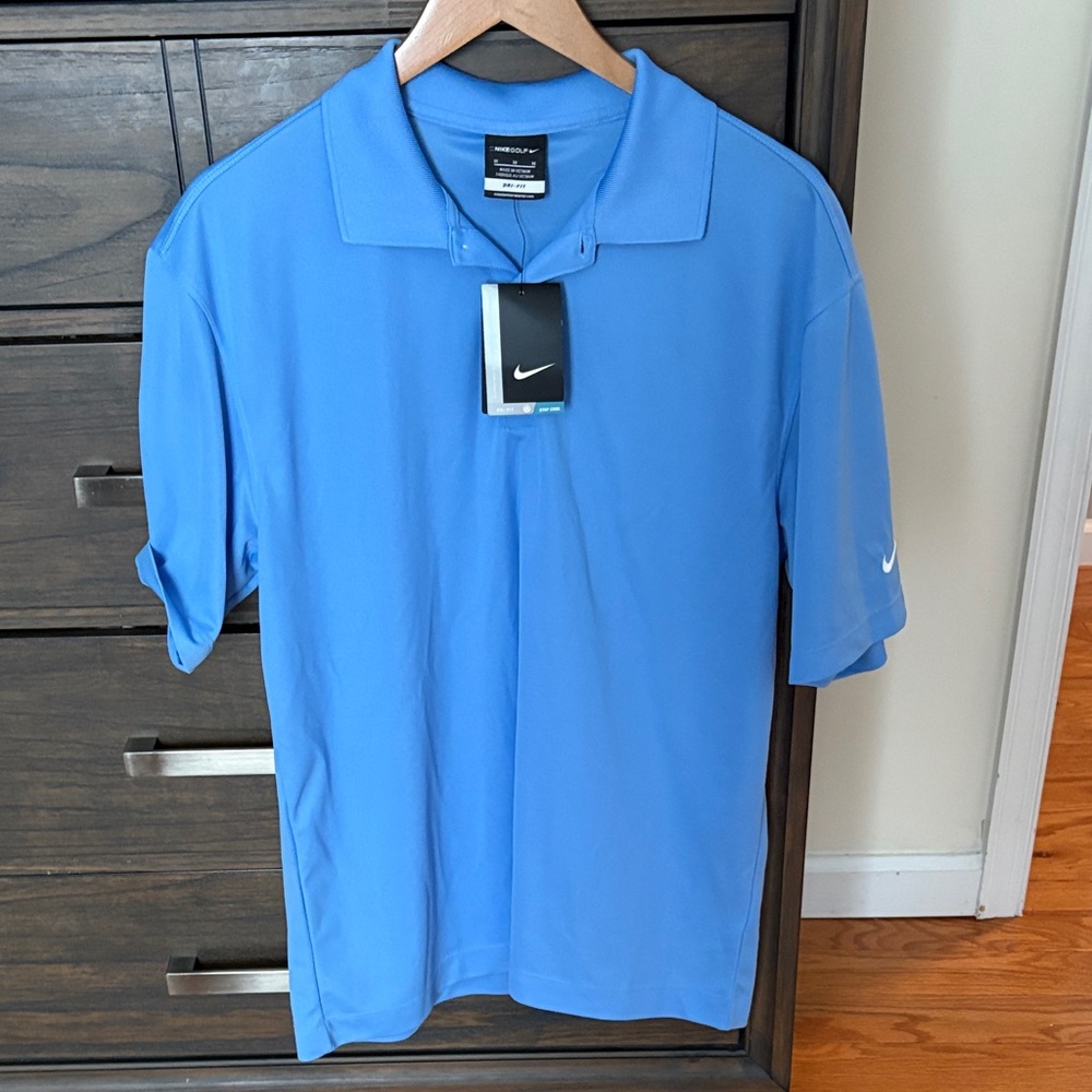Nike Men's Light Blue Polo Shirt